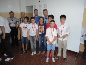Premio a equipo de Cristina Fabricio y Hugo en Interescolar 2014